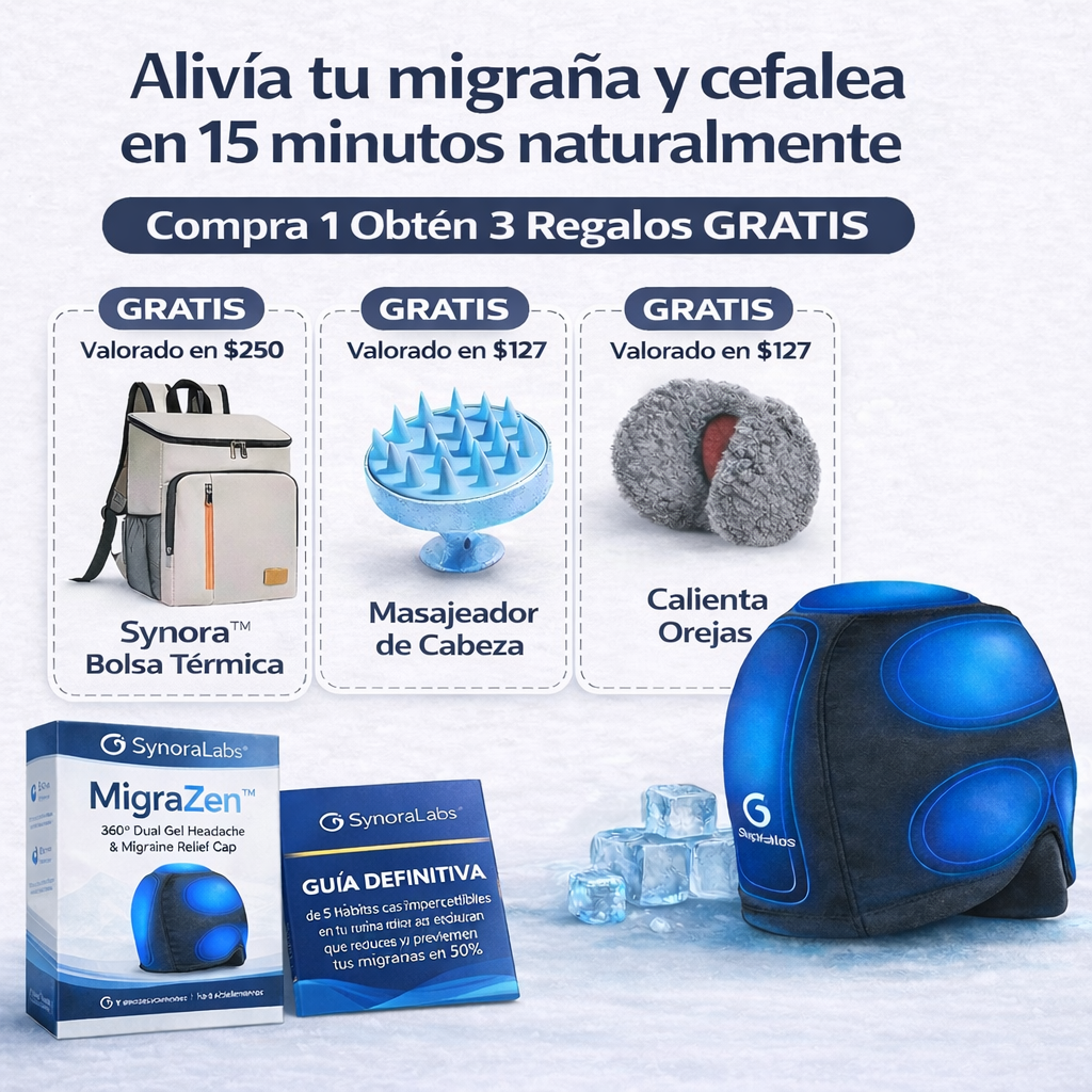 MigraZen™ Gorro Crioterapéutico 360°
